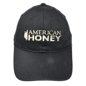 AMC Baseball Cap Black One Size American Honey Turkey Bourbon Logo Stretch hat